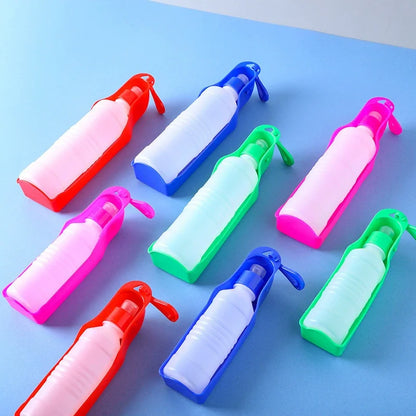 Outdoor Portable Pet Water Bottle Foldable Leakproof Travel Water Dispenser Feeding Cup For Dogs Cats Walking Hiking Supplies