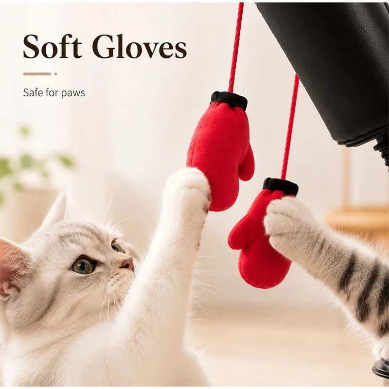 Interactive Cat Boxing Toy,Multifunctional Entertainment for Self-Relaxation Fun Exercise Toy,for Indoor Cats Kitten Activity