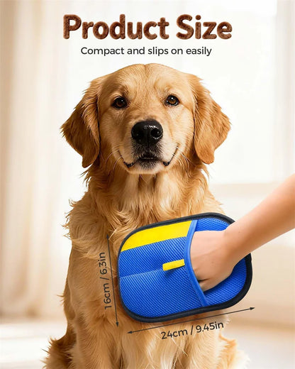 2 Pet Hair Remover Mitt Pet Hair Remover Gloves Deshedding Brush Glove for Dog Cat Rabbit with Long/Short Cortinas Y Alfombras