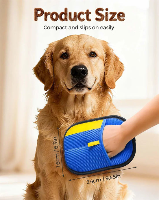 2 Pet Hair Remover Mitt Pet Hair Remover Gloves Deshedding Brush Glove for Dog Cat Rabbit with Long/Short Cortinas Y Alfombras