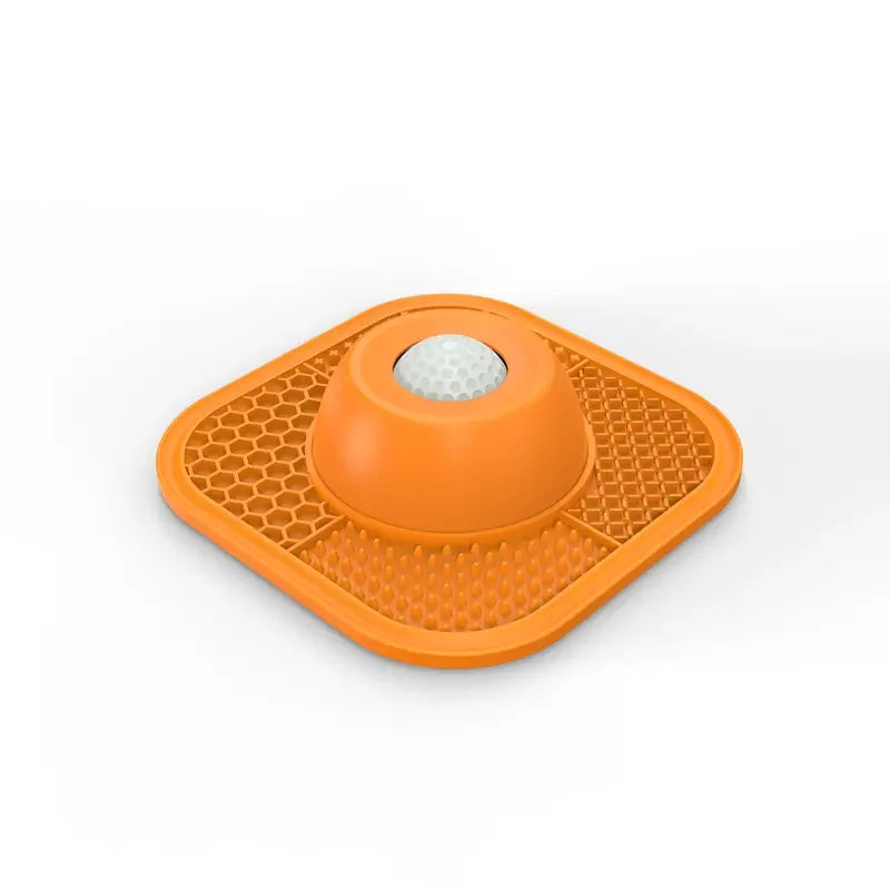 2 in 1 Silicone Slow Feeder Dog Bowl Lick Mat Anti Slip Suction No Spill Food Puzzle For Yogurt Wet Treats