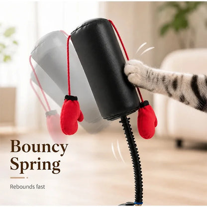 Interactive Cat Boxing Toy,Multifunctional Entertainment for Self-Relaxation Fun Exercise Toy,for Indoor Cats Kitten Activity