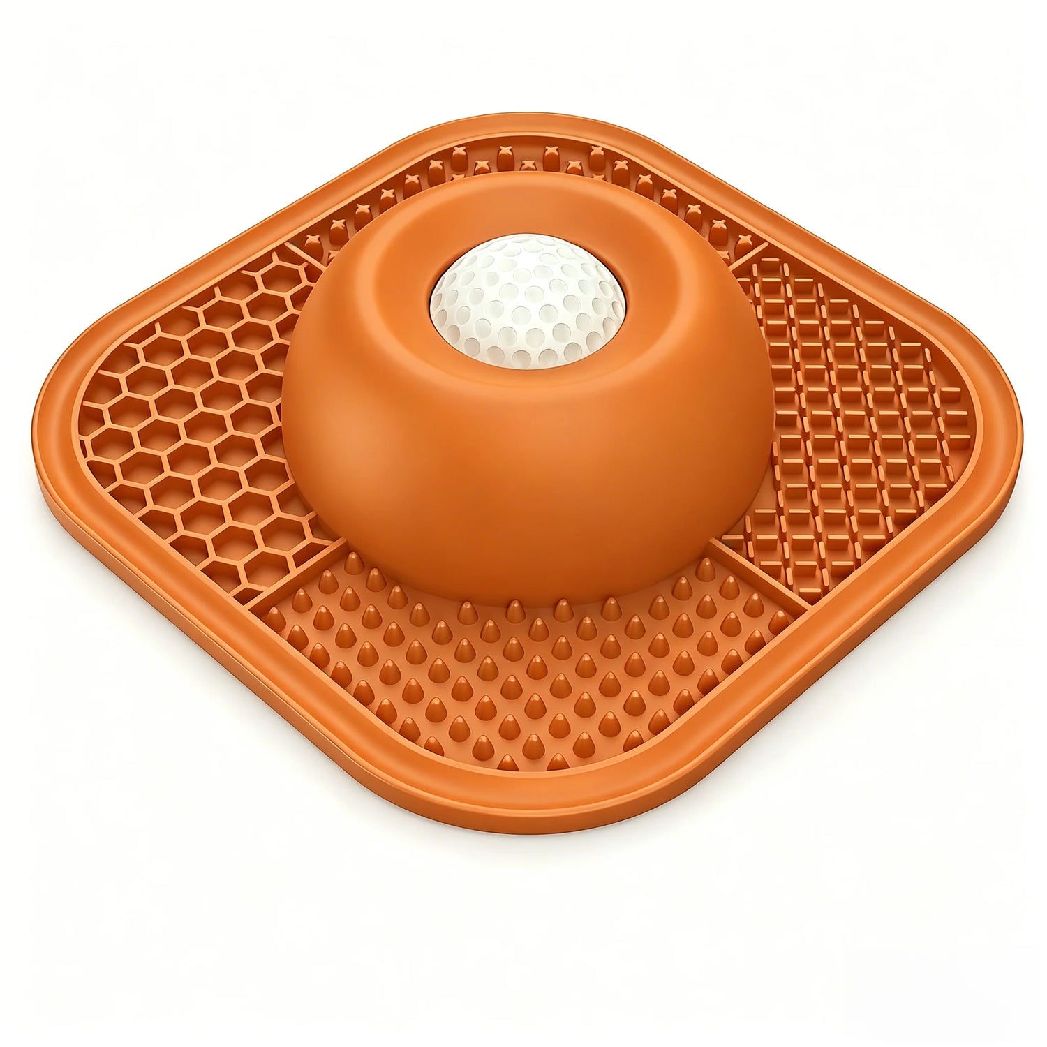 2 in 1 Silicone Slow Feeder Dog Bowl Lick Mat Anti Slip Suction No Spill Food Puzzle For Yogurt Wet Treats