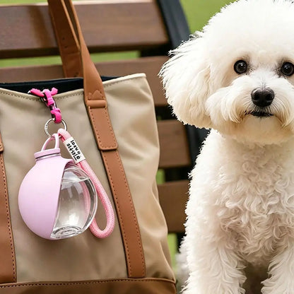 Outdoor Travel Pet Water Dispenser Cup, Leash Hook Design Leak Resistant Dog Drinking Bottle for Daily Walking & Camping