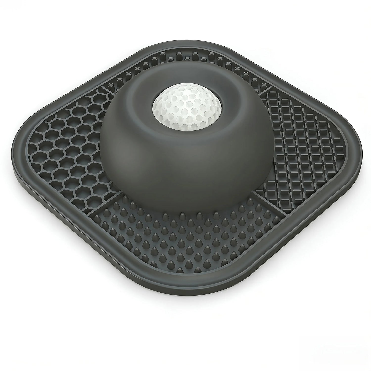 2 in 1 Silicone Slow Feeder Dog Bowl Lick Mat Anti Slip Suction No Spill Food Puzzle For Yogurt Wet Treats