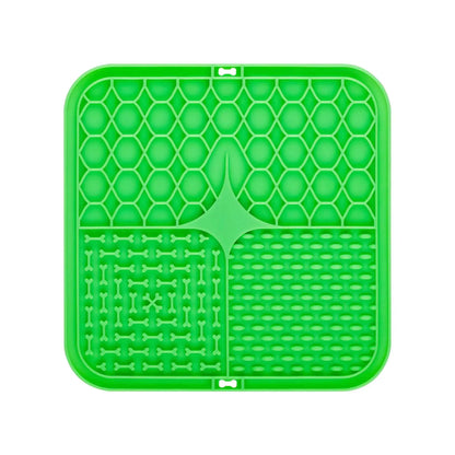 Silicone Dog Lick Mat Anti-Slip Sucker Slow Food Plate Pet Bath Distraction Feeder Mat Reusable Dog Training Feeding Supplies