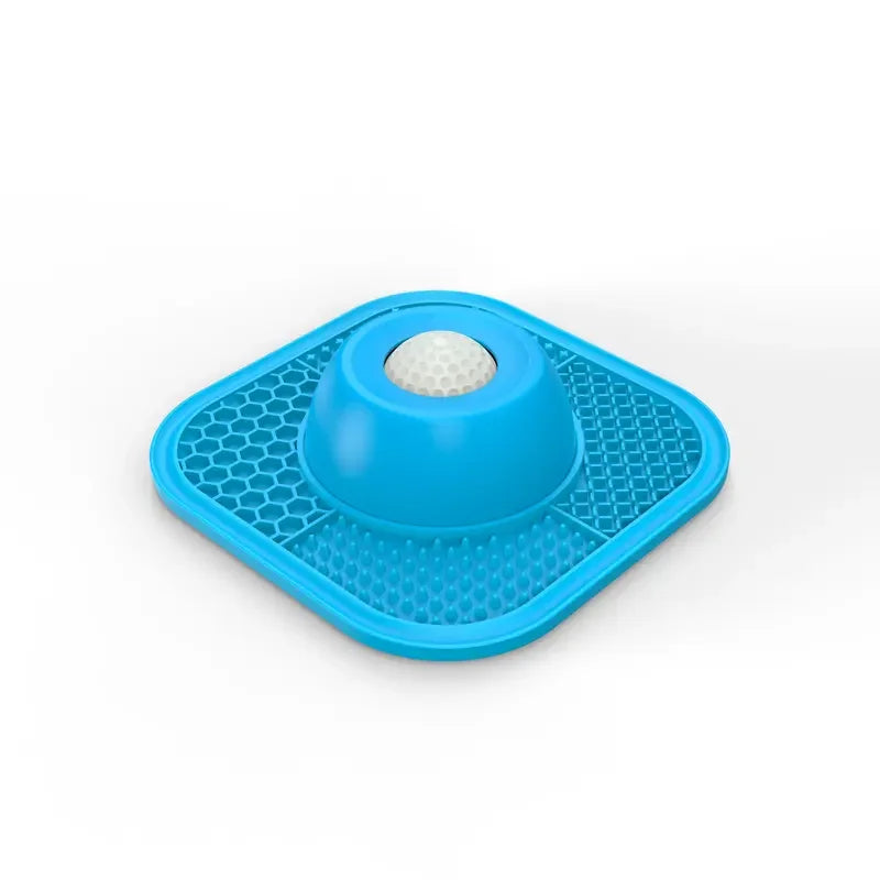 2 in 1 Silicone Slow Feeder Dog Bowl Lick Mat Anti Slip Suction No Spill Food Puzzle For Yogurt Wet Treats
